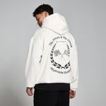 MP Men's World Wide Graphic Hoodie - Natural Cream - XXS-XS