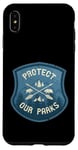 iPhone XS Max Protect Our Parks National Parks Vintage Retro Badge Case