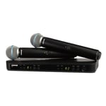 Shure BLX288-B58 dual receiver med 2x BETA58(823-832MHz), BLX288E/B58-S8