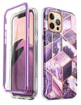 i-Blason Coque iPhone 12 Pro Max 5G (2020) 6,7 Pouces [Série Cosmo] Protection 360 Etui Brillant Bumper Antichoc avec Protecteur d'écran Intégré (Amèth)