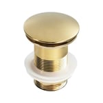 FUNNING-Evier de cuisineSalle de bain lavabo Pop Up Drain or brossé laiton massif matériel robinet accessoires - Type PVD Gold no h