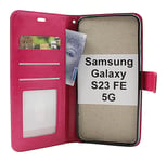 Crazy Horse Wallet Samsung Galaxy S23 FE 5G (Hotpink)