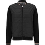 Manteau BOSS  Blouson bi-matière  noir