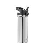 Super Sparrow Gourde Isotherme - 750ml - Paille Bouche Large Bouteille - sans BPA - SwivelSip Gourdes INOX - pour Sport, Voyages, L'école