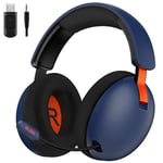 HASACOOL 2.4GHz Wireles Gaming Headset,Stereo Surround Sound Gaming Headphones for PS5/PS4/PC/Laptop/Phone/Tablet/PS5 Controller/Switch with Noise Cancelling Mic,Bluetooth & 3.5mm Wired connection