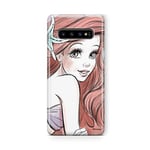 ERT GROUP Coque de téléphone Portable pour Samsung S10 Original et sous Licence Officielle Disney Motif Ariel 005 Parfaitement adapté à la Forme du téléphone Portable, Coque en TPU