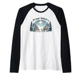 True Story Christmas Nativity Jesus Christian Men Women Kids Raglan Baseball Tee