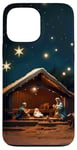 iPhone 13 Pro Max Christmas Nativity Mary, Joseph, and Baby Jesus Case