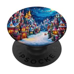 Fantasy Mignon Noël Eve Town PopSockets PopGrip Adhésif