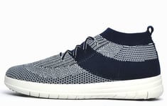 Fitflop UberKnit Slip-On Hi Mens - Navy - Size UK 11.5