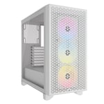 Corsair 3000D Airflow RGB Tempered Glass Mid-Tower ATX Case - White