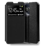 Cool Coque Flip Cover pour ZTE Blade A75 Uni Noir