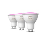 Philips Hue WCA smart lampa 4.3W GU10 3pk