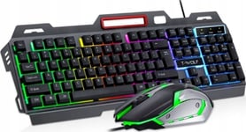 Klawiatura Extralink Extralink Gaming Set Tf600 2In1 Led Keyboard+Mouse