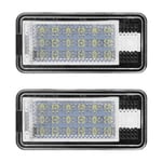 2 st Car Led Nummer Hop-Lpl0114 Skyltlampa Glödlampa Kit För Audi A3 S