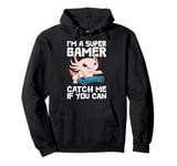 Gaming I'M A SUPER GAMER CATCH ME IF YOU CAN Children Pullover Hoodie