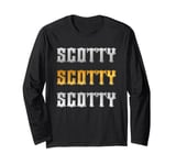 Scotty Name Vintage Retro Birthday Long Sleeve T-Shirt