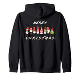 The Dwarf Clan Wishes Merry Christmas! Zip Hoodie