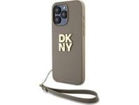 Dėklas „Apple Iphone 15 Pro Max Dkny Hardcase Wrist Strap Stock Logotipas“ (Dkhcp15xpbswse)