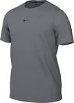 Nike Shirt M NP DF Slim Top SS, Smoke Grey/Black, FB7929-084, S