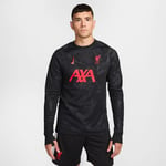 Liverpool Träningströja Dri-FIT Academy Pro Långärmad 3. Pre Match - Svart/Gul/Röd - Nike, storlek XX-Large