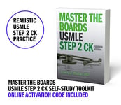 Master the Boards USMLE Step 2 CK Self-Study Toolkit 2023-2024: Book + 2 Practice Tests + 2,900-Item Qbank + Video (USMLE Prep)