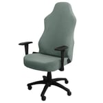 Housse Chaise Gaming avec Accoudoirs, Couverture de Chaise de Jeu Extensibles, Housse de Protection pour Chaise Ordinateur Jeu Racing Chaise Fauteuil Rotatif, Chaise Pivotante, sans Chaise (Vert)