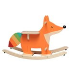 Vilac Cheval Renard en Bois par Andy Westface-Stimule motricité, équilibre et Imagination-Cadeau de Naissance incontournable-sécurité Garantie avec tampons Anti-Bascule, 7420, Black