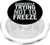 Winter Grumpiness Cold Weather Complaints Frozen Fingers PopSockets PopGrip for MagSafe