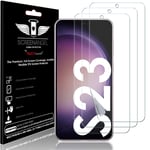 3x TECHGEAR (TPU) FULL COVERAGE Screen Protector for Samsung Galaxy S23 5G