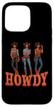 Coque pour iPhone 15 Pro Max Black Girl Cowgirl Howdy Melanin Women Western Rodeo Cowboy