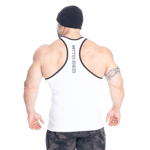 Better Bodies Men Jersey Rib T-back, hvit singlet,