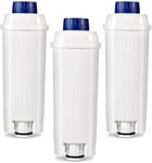 3x Aqualogis Compatible With DLS C002 SER3017 DeLonghi Water Filter Softener