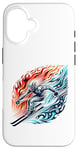 Coque pour iPhone 16 Feu Et Glace Ski Aventure