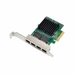 Microconnect 4 Port RJ45 Network Card, PCIe Marque