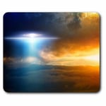 Computer Mouse Mat - UFO Alien Aliens Space Area 51 Office Gift #8853