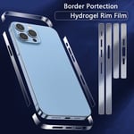 For Phone 14 Pro 13 Pro 12 Pro Max 13 Mini Frame Protective Border Hydrogel Film