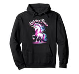 Cute Girl's Magical Unicorn Power Pullover Hoodie