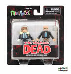 THE WALKING DEAD Series 6 Minimates CONSTABLE RICK GRIMES & DOUGLAS MONROE NEW