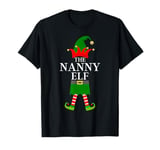 The Nanny Elf - Funny Matching Family Group Christmas T-Shirt