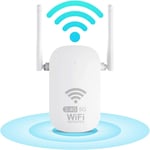 Repetiteur WiFi Puissant sans Fil,1200Mbps Amplificateur WiFi Puissant,5GHz & 2.4GHz Double Bande,WiFi Extender avec Ethernet Port,E-G-VW8