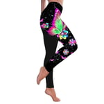 Pantalon de yoga imprimé 3D - Pantalon de yoga Skinny Workout Sport Wear pour femme - Gym - Fitness - Sport - Cropped - Pour femme