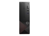 Dell Vostro 3681 - SFF - Core i3 10100 / 3.6 GHz - RAM 4 Go - SSD 256 Go - graveur de DVD - UHD Graphics 630 - Gigabit Ethernet LAN sans fil: - 802.11a/b/g/n/ac, Bluetooth 4.2 - Win 10 Pro 64 bits - moniteur : aucun - noir - BTS - avec 1 Year Dell Collect