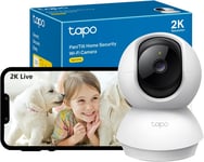 Tapo Wifi Camera, Indoor Camera for Security,2K 3MP Pet Camera,Wireless 360° f