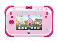 VTech - Storio MAX 2.0 Rose, Tablette Enfants Tactile, Éducative et Sécurisée avec Écran Couleur 5 Pouces, WiFi, Android, Appareil Photo, Cadeau Enfant de 3 Ans à 11 Ans - Contenu en Français