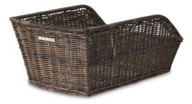 Basil panier a velo cento rattan look avec support de portage 47 x 34 x 22 cm   marron