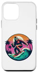 Coque pour iPhone 12 mini Surf Big Foot Rétro Coucher de Soleil Suspendu Dix Hommes Femmes Enfants