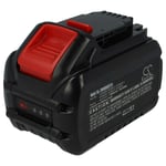 vhbw Batterie remplacement pour Dewalt DCB182-XE, DCB183, DCB184, DCB185, DCB200, DCB201, DCB201-2 pour outil électrique (9000 mAh, Li-ion, 20 V)