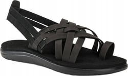 Teva W's Voya Strappy Leather, Blk, 36 (Us 5)  Uk 3