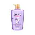 L’Oréal Paris Elvive Hydra Hyaluronic Shampoo XL for Dehydrated Hair, Powered with Hyaluronic Acid, For Plumped, Bouncy And Shiny Hair, 1L